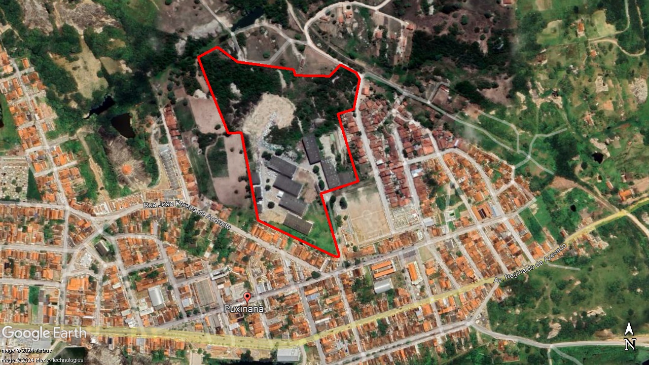 Área de 6,9 hectares com 8.000m² de Galpão - Puxinanã/PB